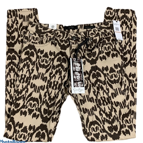 Jessica Simpson Ikat Print Kiss Me Jeggings Ladies Sz 28 - Picture 2 of 5